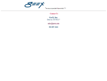 Tablet Screenshot of geex.com